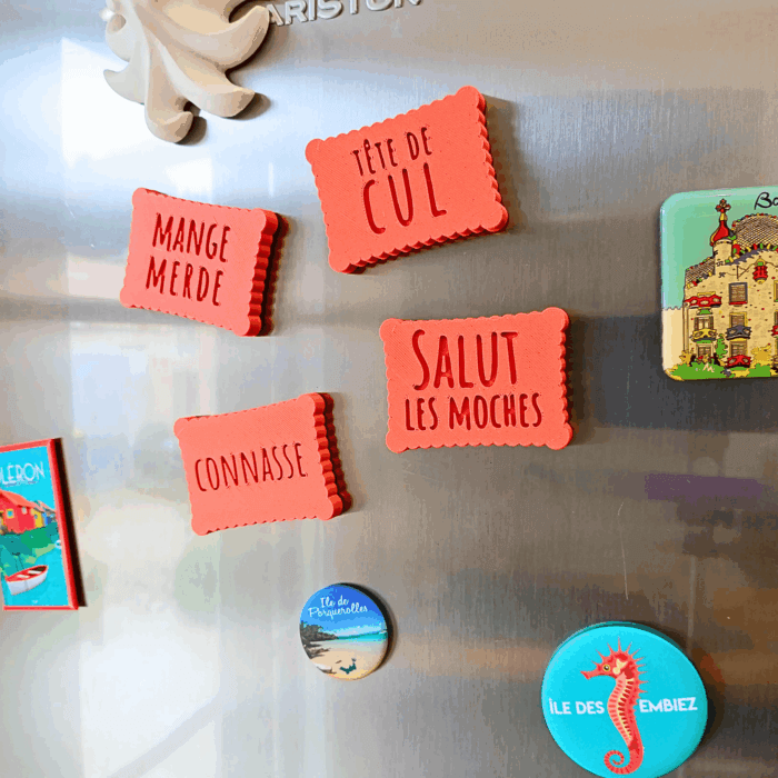 Lot de 4 magnets