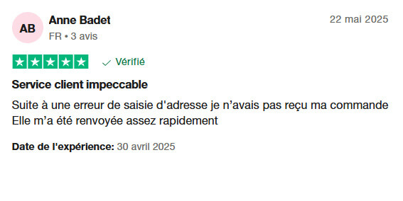Avis trustpilot
