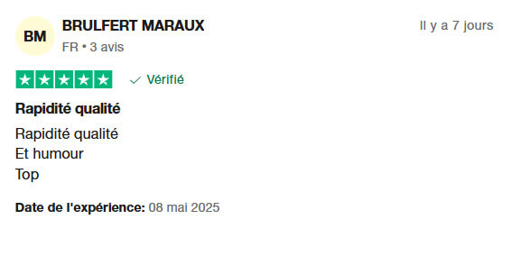 Avis trustpilot