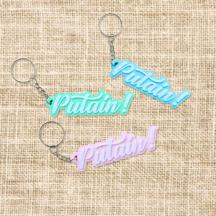 Porte clé Putain