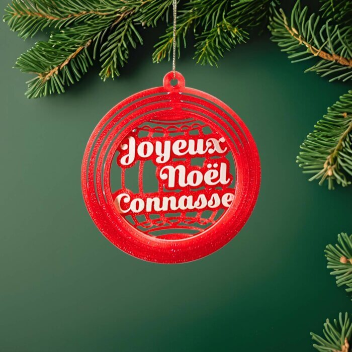 Boule de Noël - Joyeux Noël Connasse