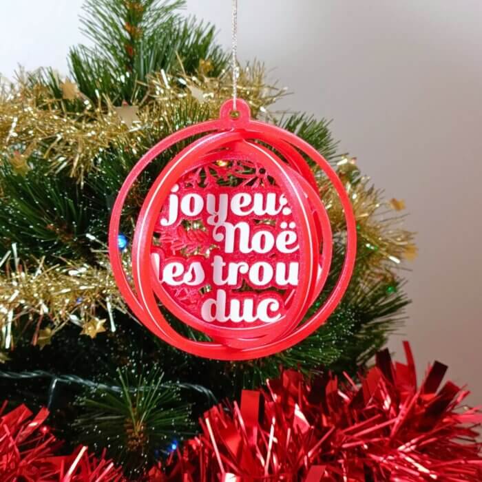 Boule de Noël - Joyeux Noël les trous duc – Image 3