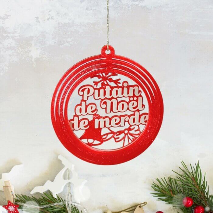 Boule de Noël - Putain de Noël de merde