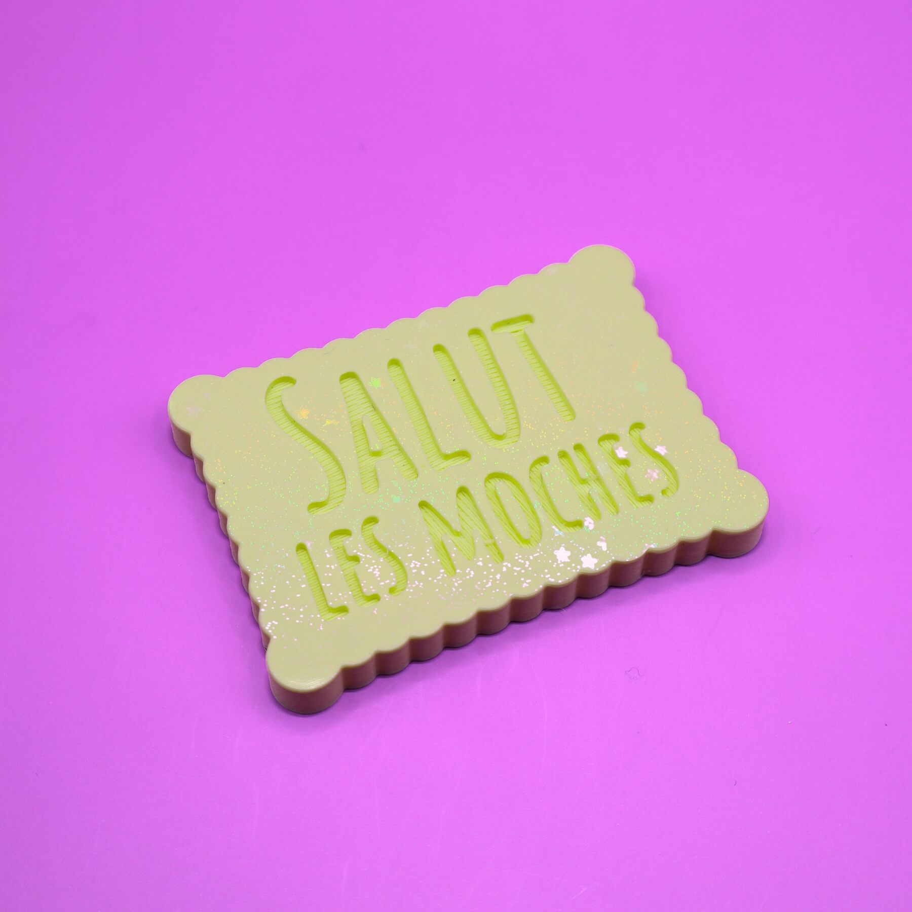 Magnet - Salut les moches - Jaune – Image 2