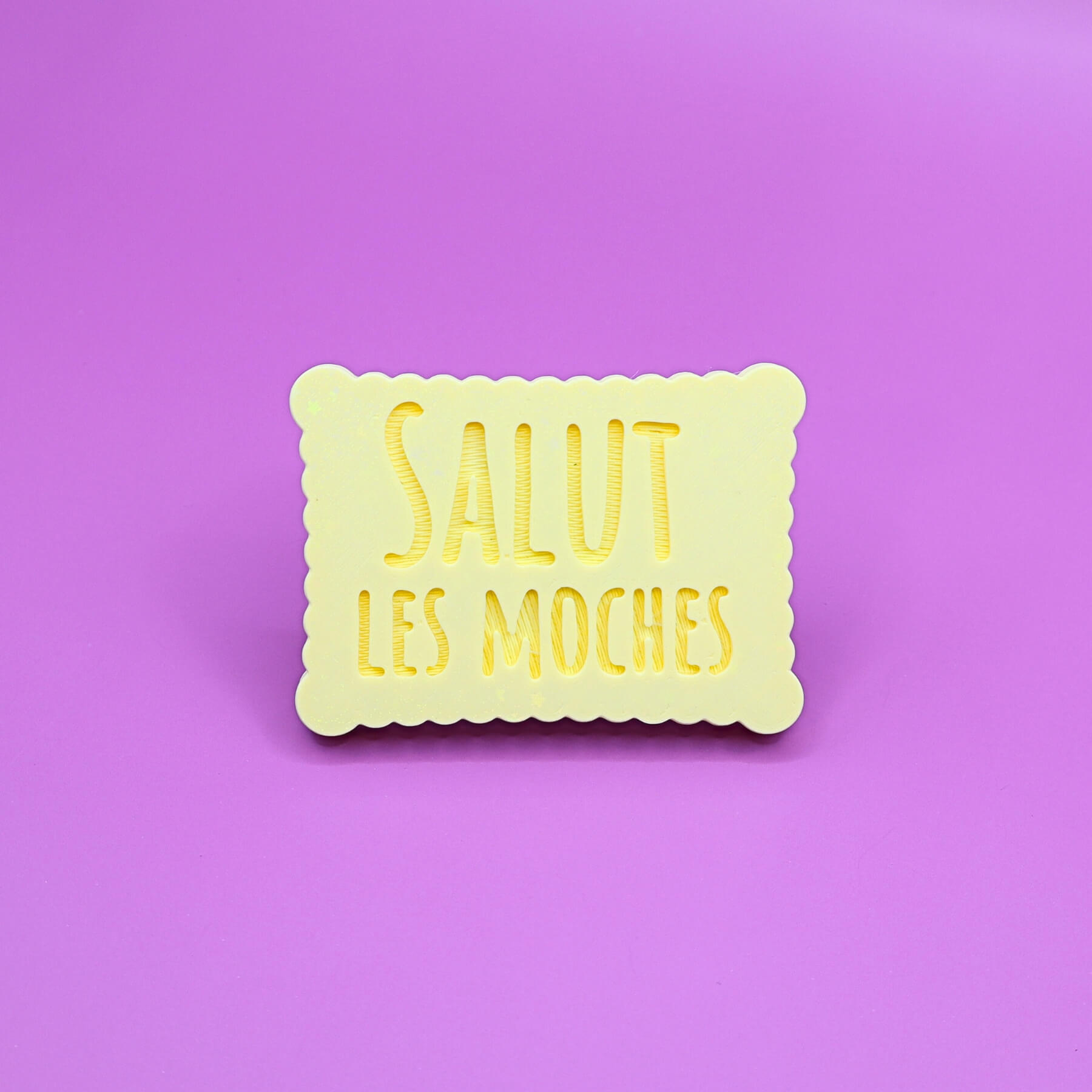 Magnet - Salut les moches - Jaune