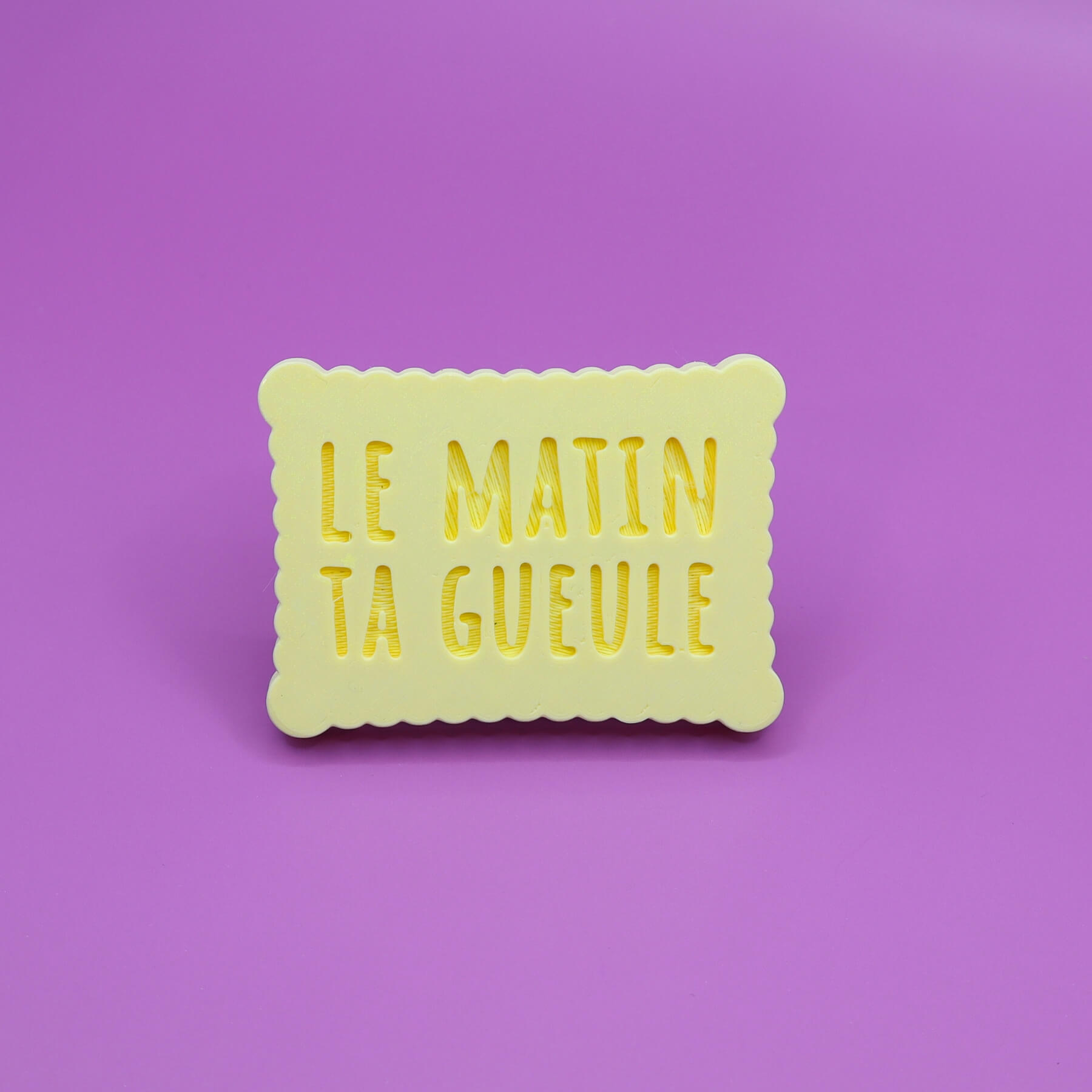 Magnet - Le matin ta gueule - Jaune