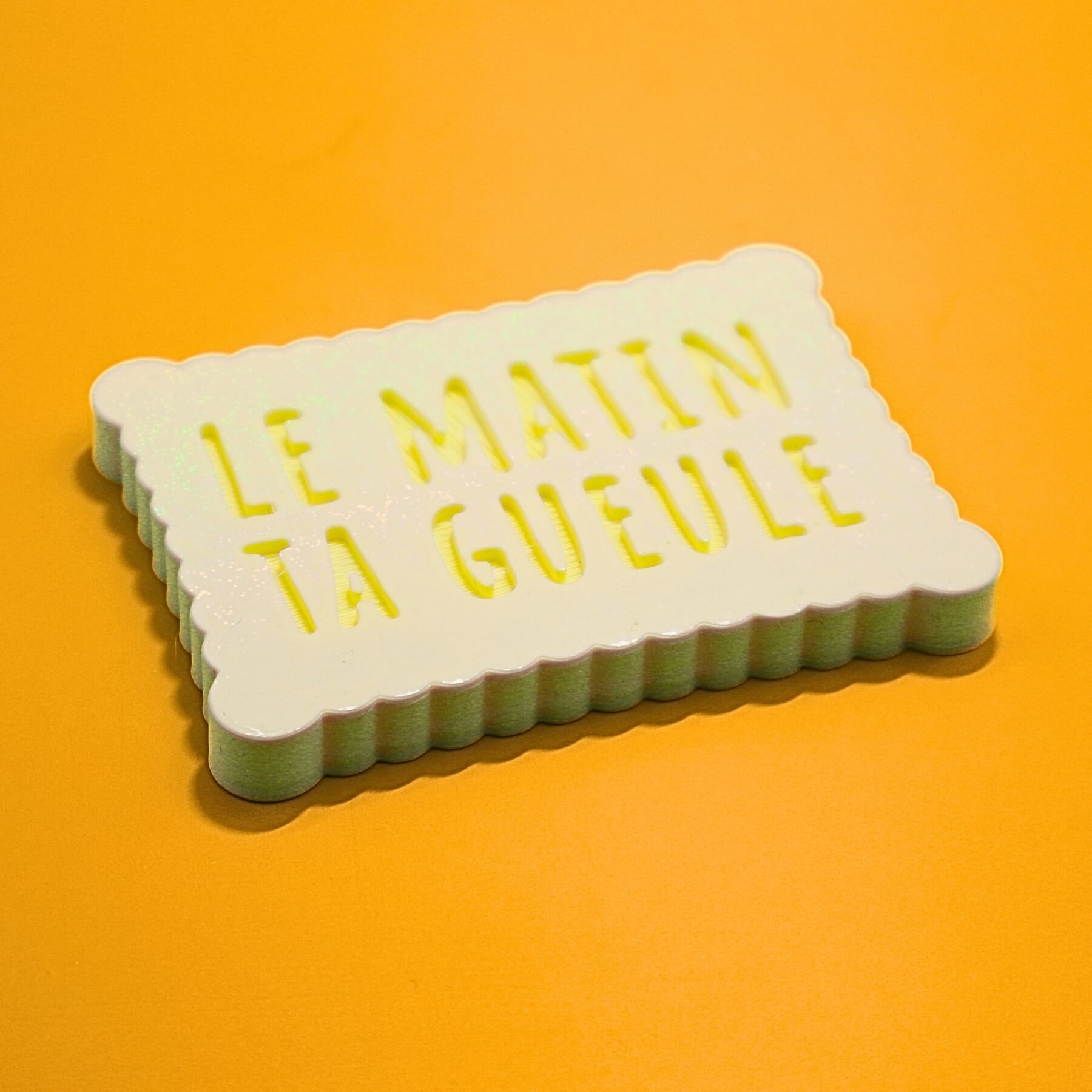 Magnet - Le matin ta gueule - Jaune – Image 2